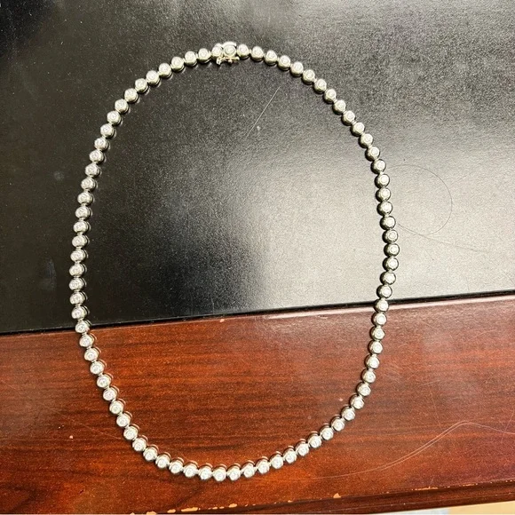 Tiffany & Co. Diamond Necklace in Platinum, '5.50 CTW' - Picture 4 of 11